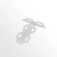 Systemverbinder T form (ohne Abstand) aus Metall Systemverbinder T form (ohne Abstand) aus Metall