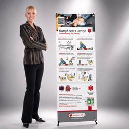 X-Banner Display Classic 60 inkl. Druck