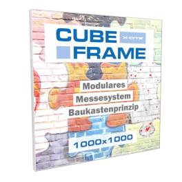 Messewand Modul CUBE-Frame 1000x1000mm | X-CITE® Werbesysteme