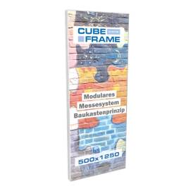 Messewand Modul CUBE-Frame 500x1250mm | X-CITE® Werbesysteme