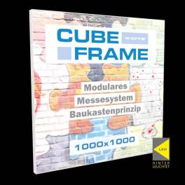 Messewand Modul CUBE-Frame LED 1000x1000mm