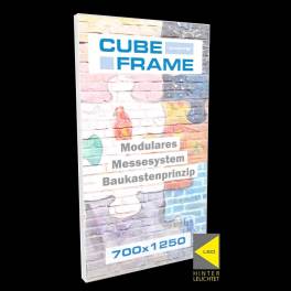 Messewand Modul CUBE-Frame LED 700x1250mm