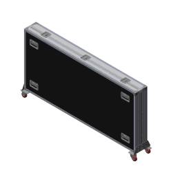 SWEDX Kiosk / Lamina Flight Case (28, 32, 40 und 50 Zoll)