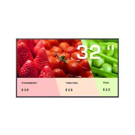 MOKA DS60P32 Digital Signage Screen 32 Zoll - Full HD - 500 Nits - BrightSign integriert | X-CITE® Werbesysteme