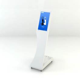 Swedx Signo Stele 15,6 Zoll Touch Weiß