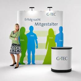 Faltdisplay Messewand Classic 2x3 G inkl. Druck