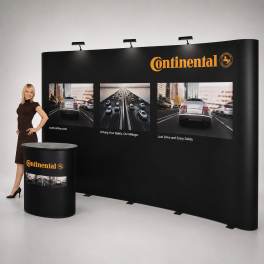 Faltdisplay Messewand Classic 5x3 G inkl. Druck
