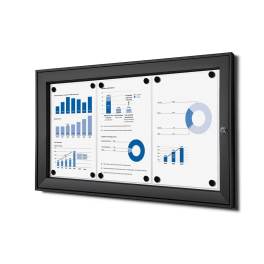 Schaukasten Classic 3xA4, schwarz
