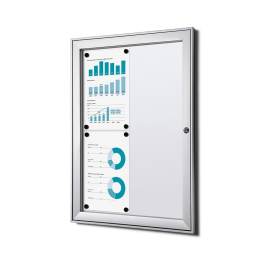 Schaukasten Classic 4xA4 B1, silber