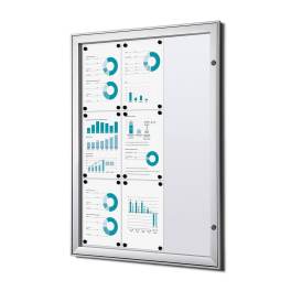 Schaukasten Classic 9xA4 B1, silber