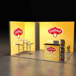 LED Messestand Large 4x3 Eckstand BIG LEDUP