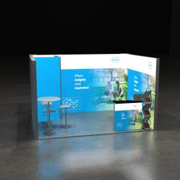 LED Messestand Large 4x3 Reihenstand BIG LEDUP