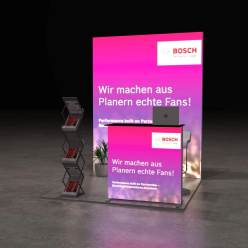 LED Messestand Small 2x2 Kopfstand BIG LEDUP