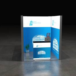 LED Messestand Small 2x2 Reihenstand BIG LEDUP