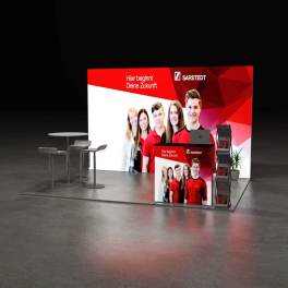 LED Messestand Large 4x3 Kopfstand BIG LEDUP