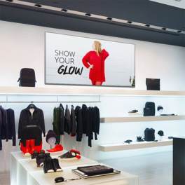 LED Messewand zur Wandmontage 2000x1000