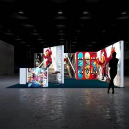 Pixlip LED Messestand 6x6 L-3
