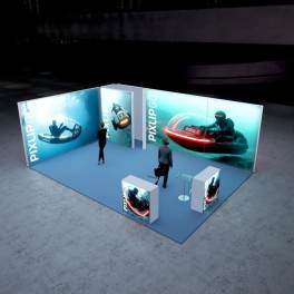 Pixlip LED Messestand 5x7 L-56