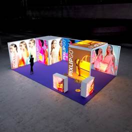 Pixlip LED Messestand 5x8 L-61
