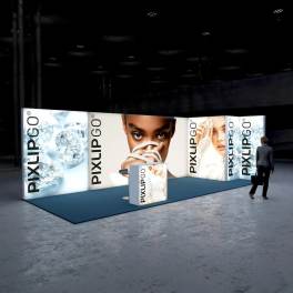 Pixlip LED Messestand 8x3 M-18