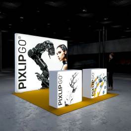 Pixlip LED Messestand 3x3 S-6