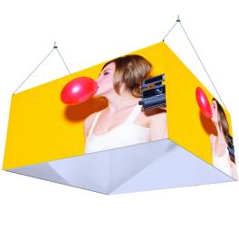 Messe Deckenhänger Square 2.0 S | 150 x 80cm | X-CITE® Werbesysteme