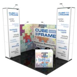 Modulaerer Messestand CUBE-Frame 3x4m - C4