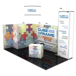 Modulaerer Messestand CUBE-Frame 3x6m - C7