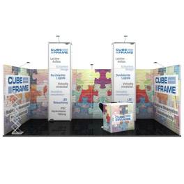 Modulaerer Messestand CUBE-Frame 3x6m - C8