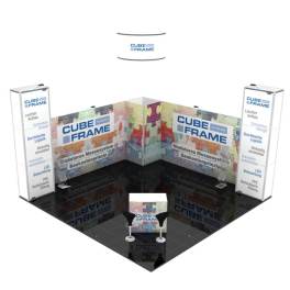 Modulaerer Messestand CUBE-Frame 6x6m - C11