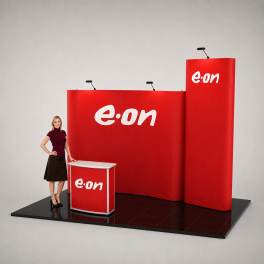 Faltdisplay Messestand 3x5m - F16