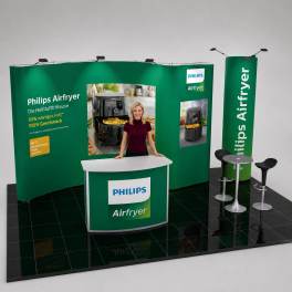 Faltdisplay Messestand 3x6m - F17