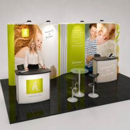 Faltdisplay Messestand 4x8m - F22