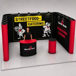 Faltdisplay Messestand 5x5m - F23