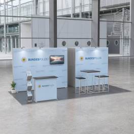 Messestand PICUP Large Kopfstand 6x3