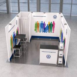 Messestand PICUP Small Reihenstand 3x3
