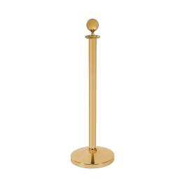 Absperrpfosten Kordel, Gold