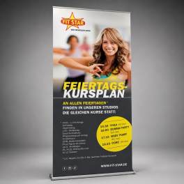 Rollup Display Vanity 100 inkl. Druck