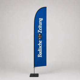 Beachflag Economy Straight L inkl. Druck