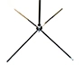 Metall-Kreuzfuß für Beachflags Classic Drop, Straight S, M Metall-Kreuzfuß für Beachflags Classic Drop, Straight S, M