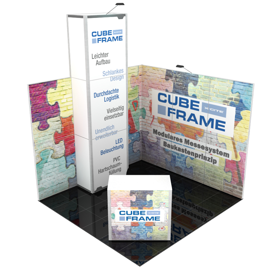 Messestand CUBE-Frame