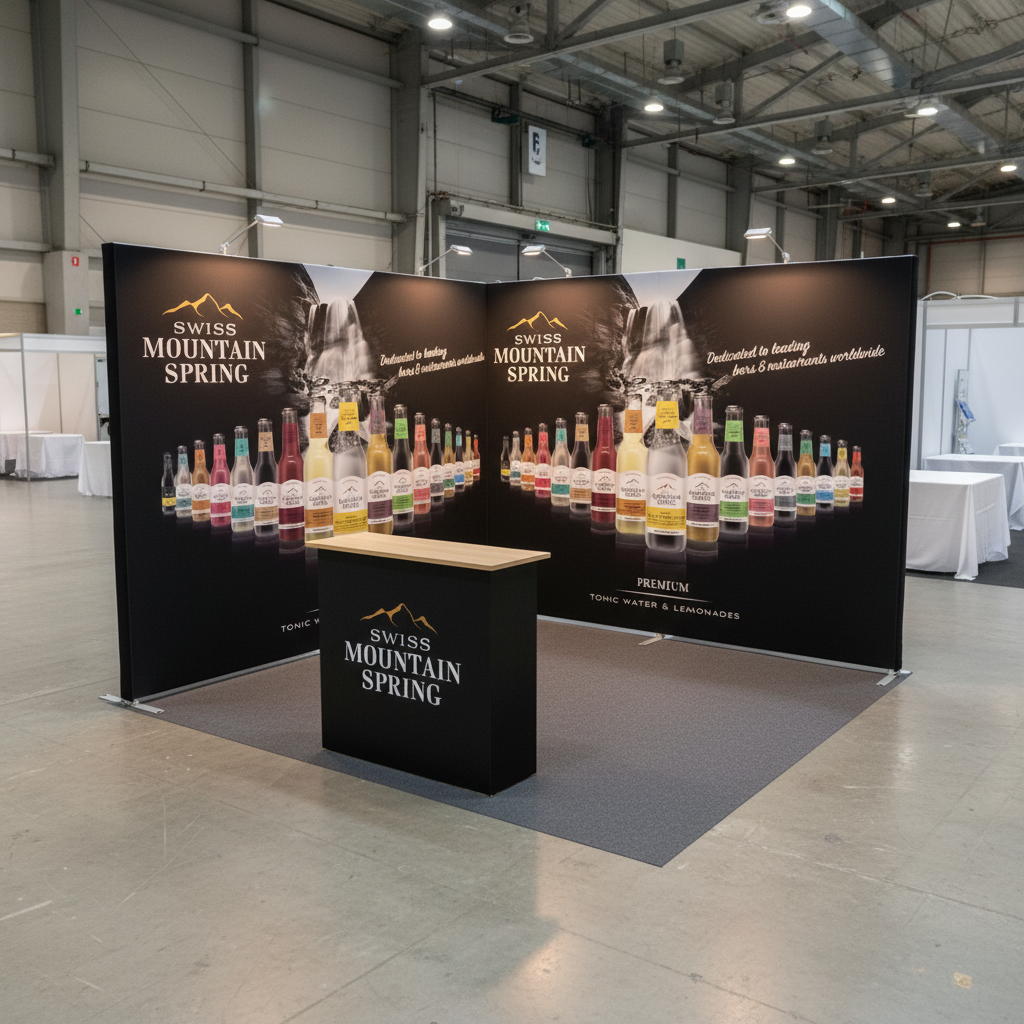 Messestand Contour 3x3 - Z1 | X-CITE® Werbesysteme