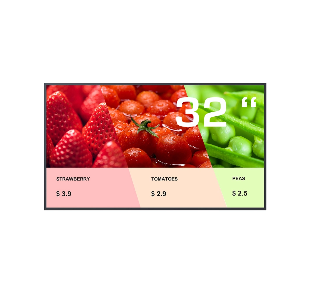MOKA DS60P32 Digital Signage Screen 32 Zoll - Full HD - 500 Nits - BrightSign integriert | X-CITE® Werbesysteme ArtikelNr.: 129024001