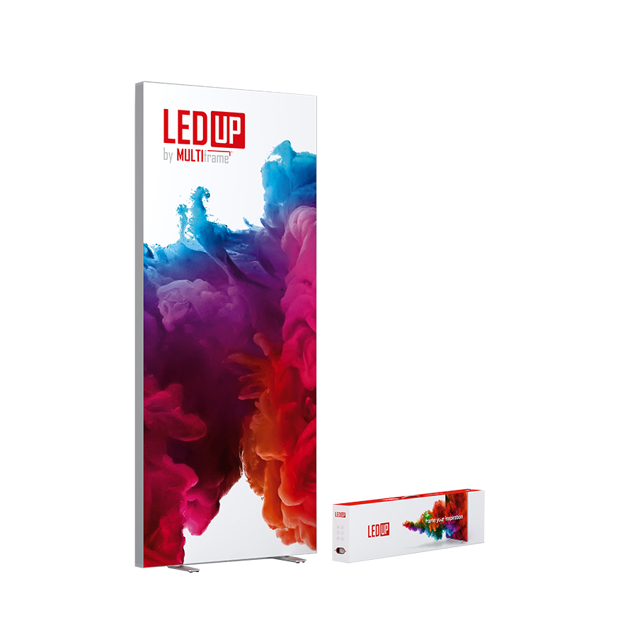 LED Messewand LEDUP 1000x2300 | 100 x 232cm | X-CITE® Werbesysteme ArtikelNr.: 1600112