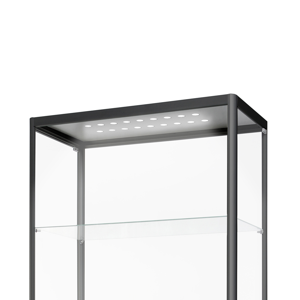 VITRINE COLONNE ÉCLAIRAGE LED SV50 – VITRINES SHOPEX