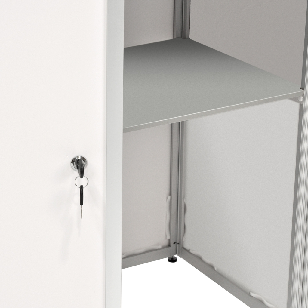 Werbetheke AluLine 100 inkl. Tür