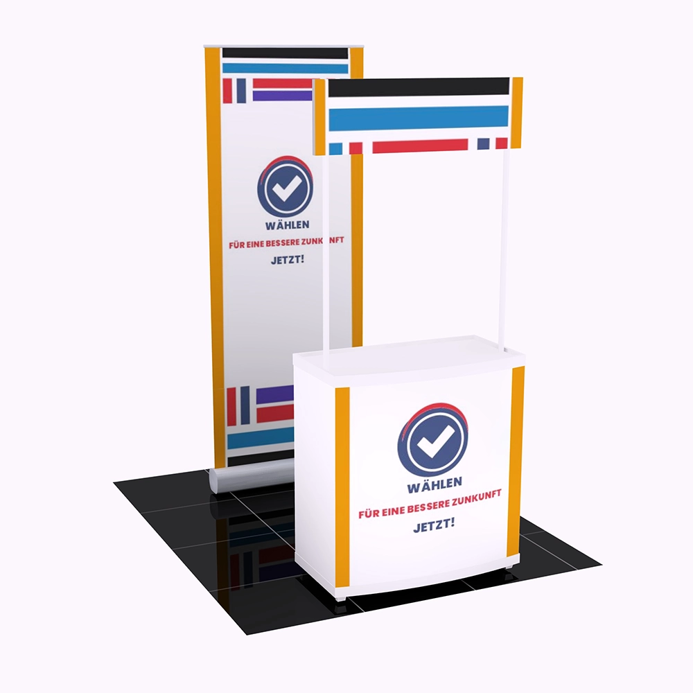 Mobiler Wahlstand Wahl 1 - 1x1m | X-CITE® Werbesysteme