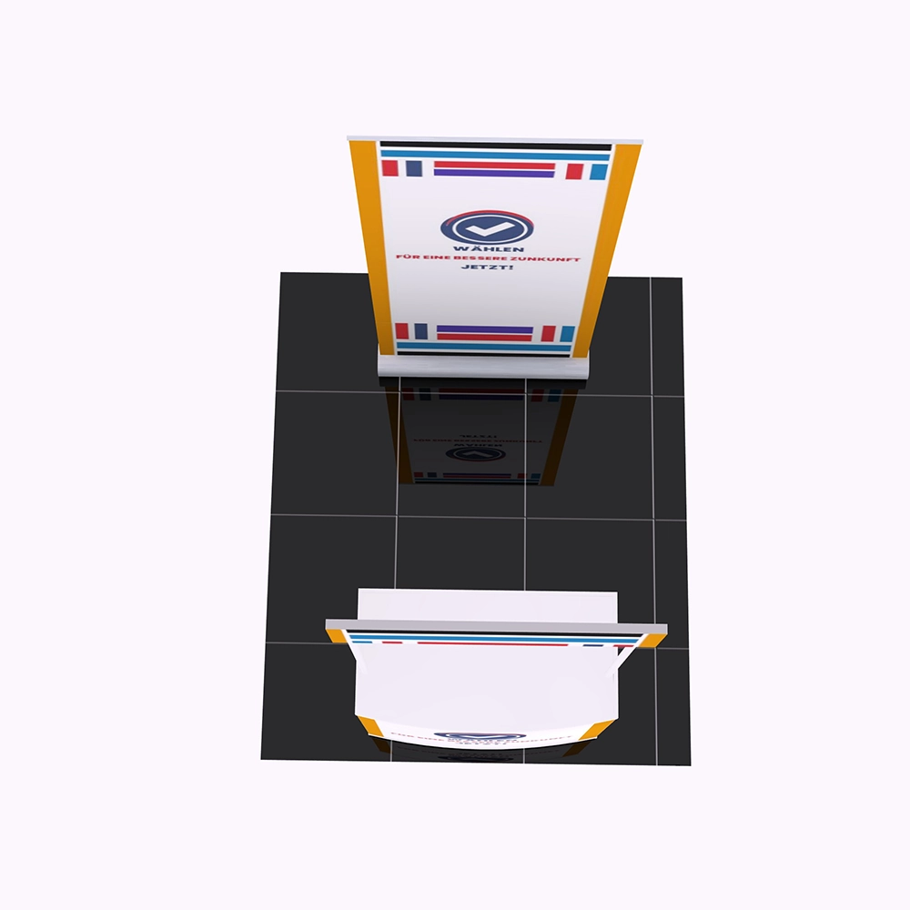 Mobiler Wahlstand Wahl 1 - 1x1m | X-CITE® Werbesysteme