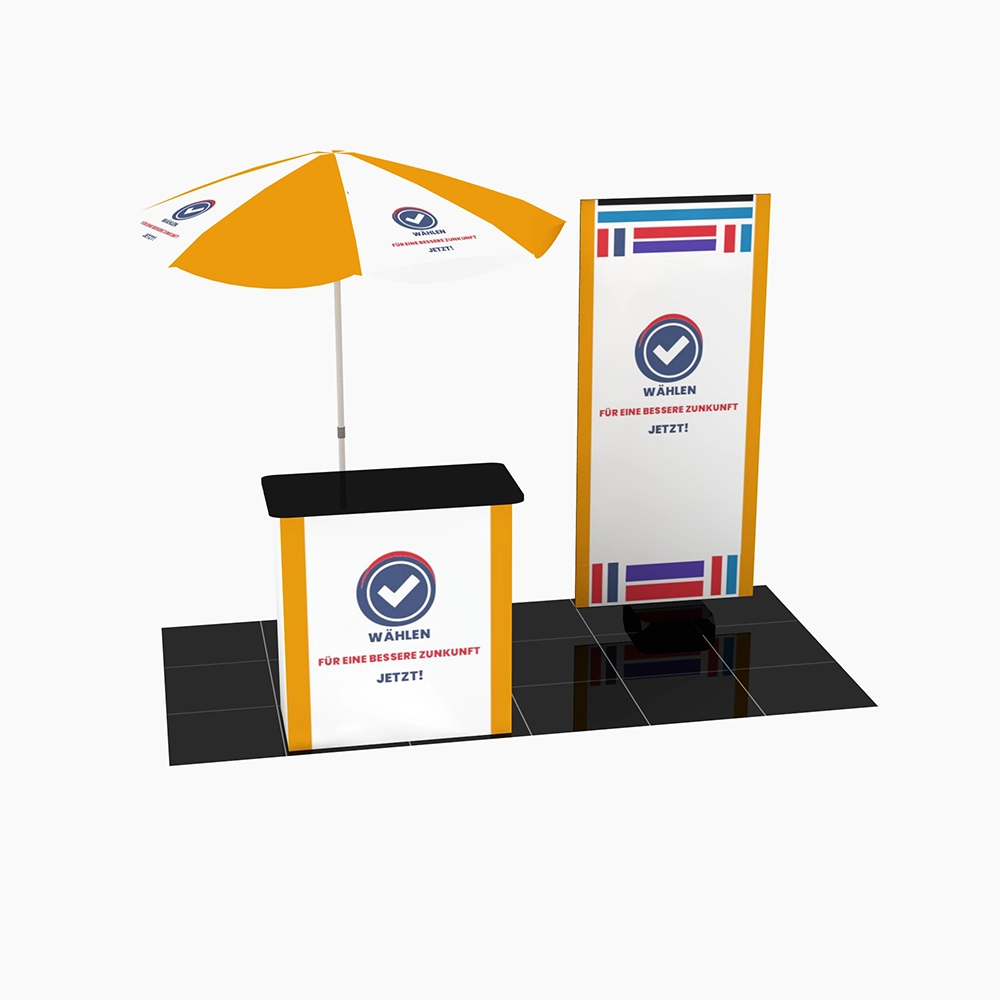 Mobiler Wahlstand Wahl 6 - 3x2m | X-CITE® Werbesysteme