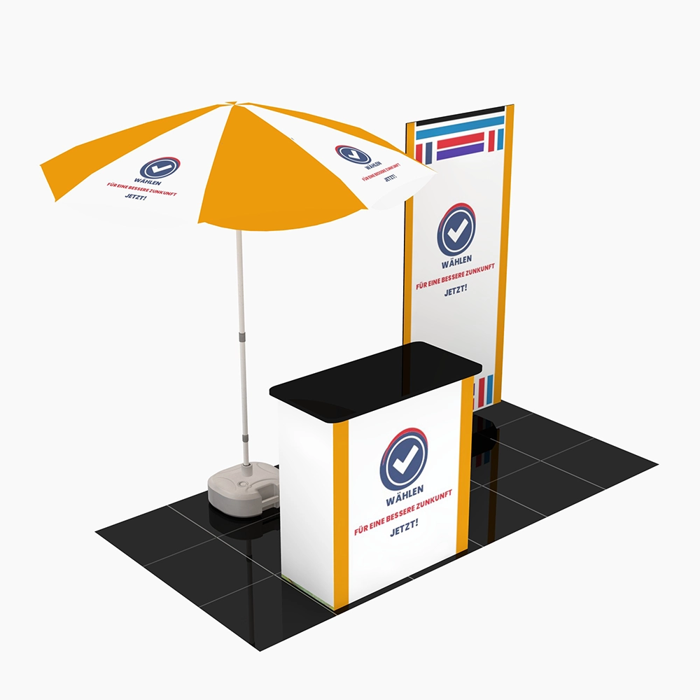 Mobiler Wahlstand Wahl 6 - 3x2m | X-CITE® Werbesysteme